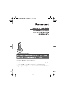 Rokasgrāmata Panasonic KX-TGB210FX Bezvadu tālrunis