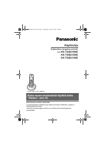 Käyttöohje Panasonic KX-TGB210NE Langaton puhelin