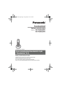 Kasutusjuhend Panasonic KX-TGB212FX Traadita telefon