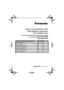 Наръчник Panasonic KX-TGC210FX Безжичен телефон