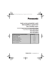 Priročnik Panasonic KX-TGC220FX Brezžični telefon