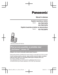 Manuál Panasonic KX-TGC220FX Bezdrátový telefon