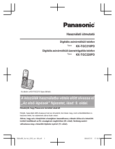 Használati útmutató Panasonic KX-TGC220PD Vezeték nélküli telefon