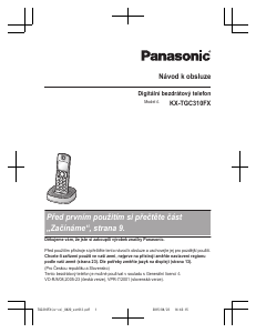 Manuál Panasonic KX-TGC310FX Bezdrátový telefon