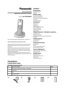 Kasutusjuhend Panasonic KX-TGC310FX Traadita telefon