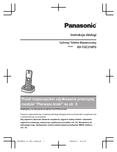Instrukcja Panasonic KX-TGC310PD Telefon bezprzewodowy