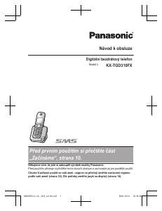 Manuál Panasonic KX-TGD310FX Bezdrátový telefon