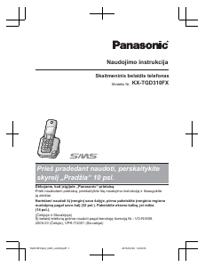 Vadovas Panasonic KX-TGD310FX Belaidis telefonas