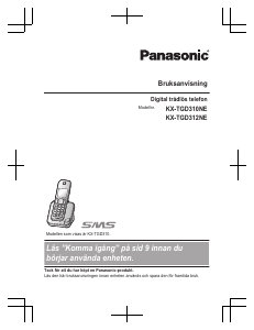 Bruksanvisning Panasonic KX-TGD310NE Trådlös telefon