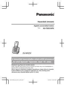 Használati útmutató Panasonic KX-TGD310PD Vezeték nélküli telefon