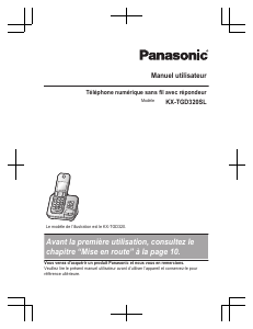 Mode d’emploi Panasonic KX-TGD320SL Téléphone sans fil
