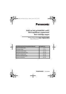 Наръчник Panasonic KX-TGE210 Безжичен телефон