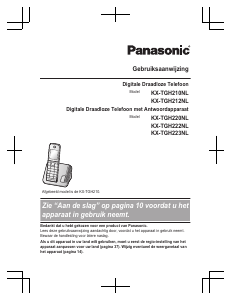 Handleiding Panasonic KX-TGH223NL Draadloze telefoon