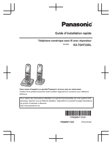 Manuale Panasonic KX-TGH722SL Telefono senza fili