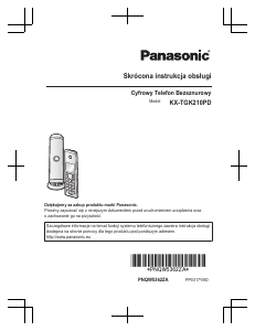 Instrukcja Panasonic KX-TGK210PD Telefon bezprzewodowy