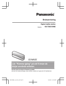 Bruksanvisning Panasonic KX-TGK310NE Trådlös telefon