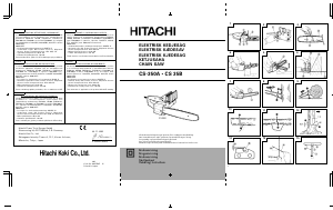 Käyttöohje Hitachi CS-350A Ketjusaha