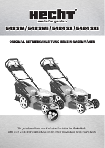 Bedienungsanleitung Hecht 5484 SX Rasenmäher