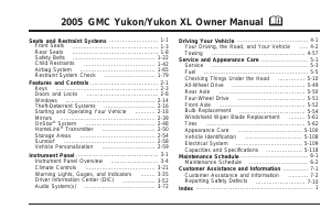 Manual GMC Yukon XL (2005)