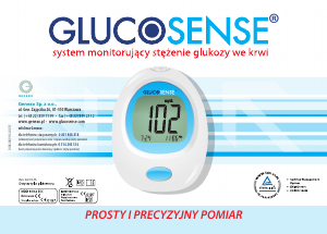 Instrukcja Genexo GlucoSense Glukometr