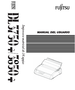 Manual de uso Fujitsu DL3750+ Impresora