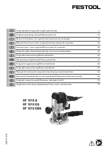 Mode d’emploi Festool OF 1010 EBQ Défonceuse multifonction