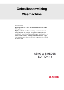 Handleiding Asko Sweden Edition 11 Wasmachine