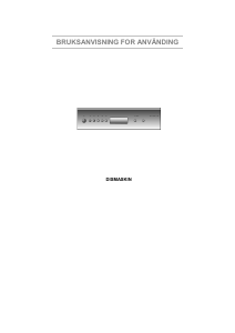 Bruksanvisning Smeg LSA4647G Diskmaskin
