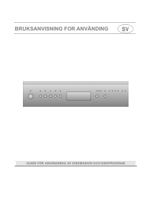 Bruksanvisning Smeg LSA4648B Diskmaskin