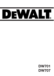 Mode d’emploi DeWalt DW701 Scie circulaire