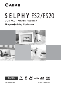 Brugsanvisning Canon Selphy ES2 Printer