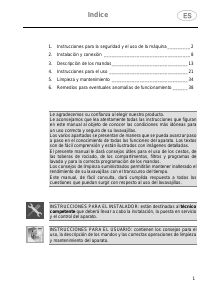 Manual de uso Smeg LVS222NIT Lavavajillas