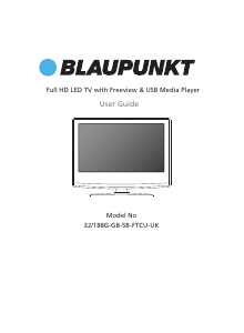 Handleiding Blaupunkt 32/188G-GB-5B-FTCU-UK LED televisie