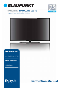 Manual Blaupunkt BP4820FHD LED Television