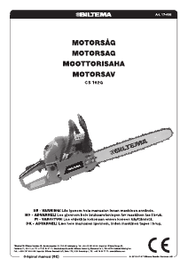 Käyttöohje Biltema CS 162G Ketjusaha