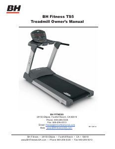 Manual BH Fitness TS5 Treadmill