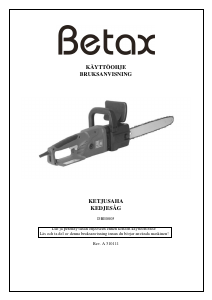 Bruksanvisning Betax DBE005 Kedjesåg
