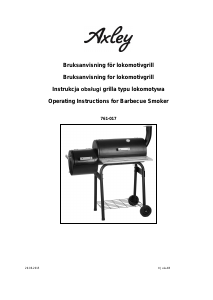 Manual Axley 761-017 Barbecue