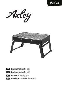 Bruksanvisning Axley 761-076 Utegrill