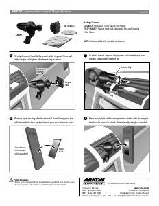 Manual Arkon MAG157 Phone Mount