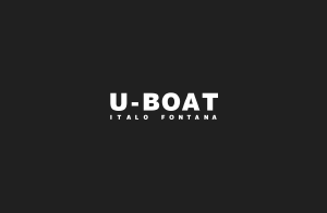 Manuale U-Boat 8464/A Darkmoon 44MM Black Ipb Orologio da polso