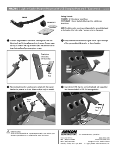 Manual Arkon MAG195 Phone Mount