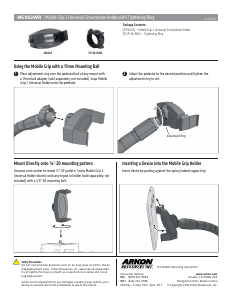 Manual Arkon MG002WR Phone Mount