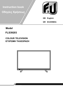 Handleiding F&U FLS39203 LED televisie