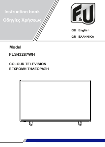 Handleiding F&U FLS43287 LED televisie