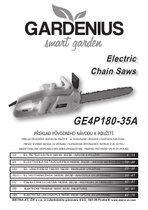 Priročnik Gardenius GE4P180-35A Motorna žaga