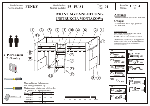 Instrukcja Mister Bed P5ZHFUS1 Funky Łóżko na antresoli