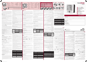 Manual de uso Rossmax BQ705 Tensiómetro