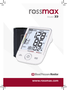 Handleiding Rossmax X9 Bloeddrukmeter