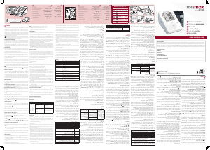 كتيب Rossmax CF175f جهاز قياس ضغط الدم